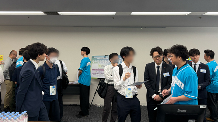 相談ブースの模様