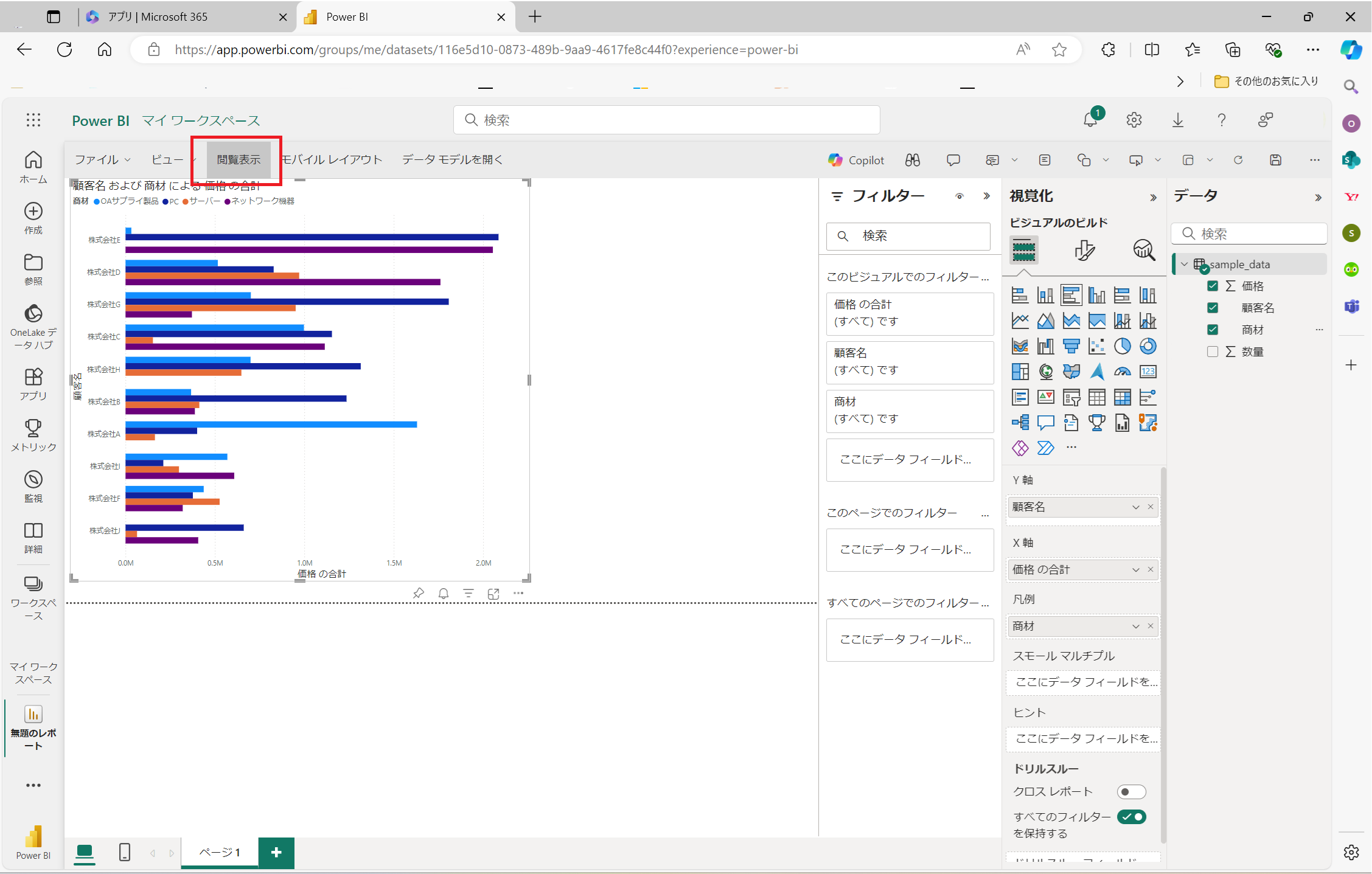 閲覧表示
