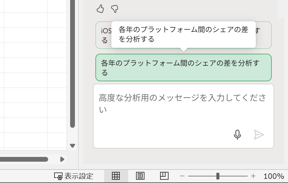 各年のプラットフォーム間のシェアの差を分析する