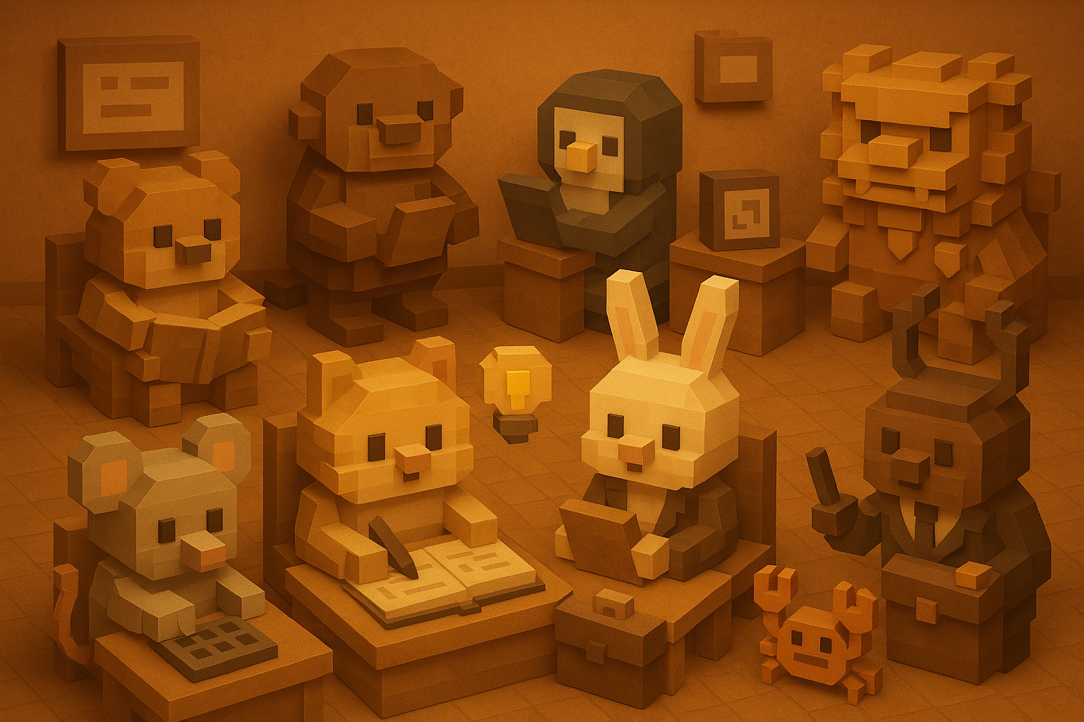 スタイルを3Dピクセル風に変更