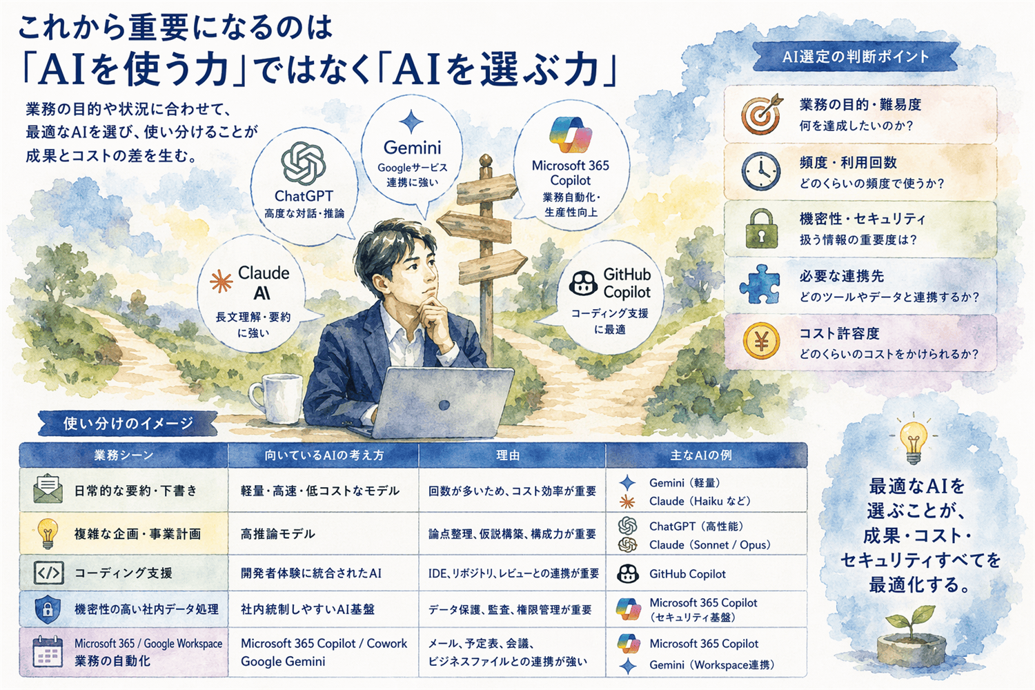 AIを選ぶ力