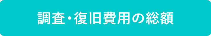 調査・復旧費用の総額