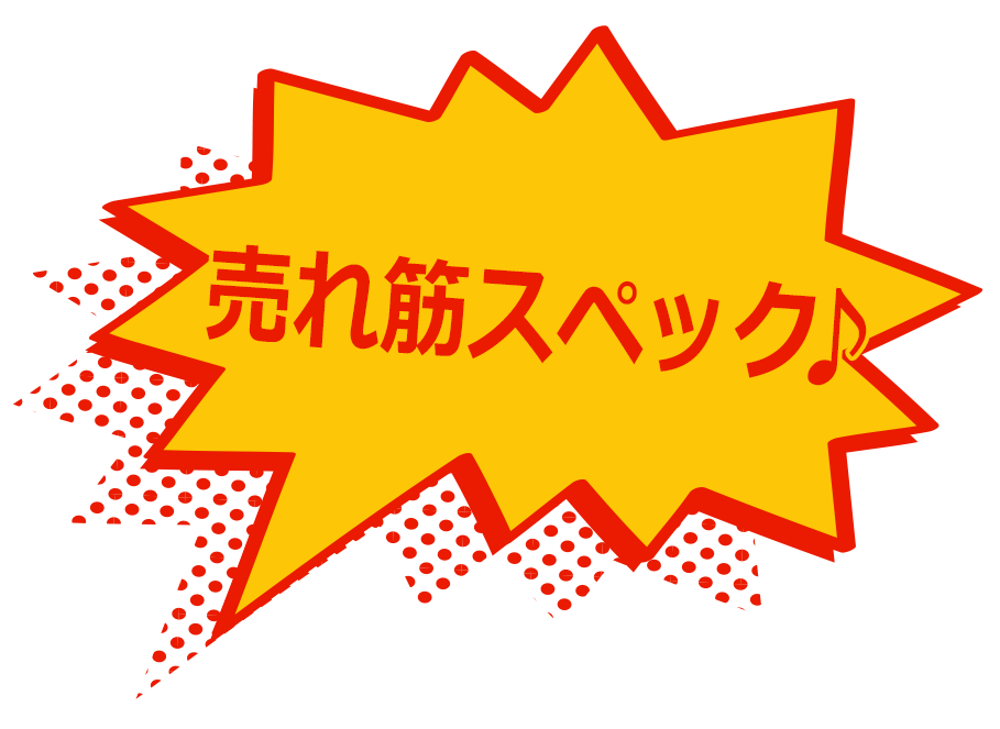 売れ筋スペック♪